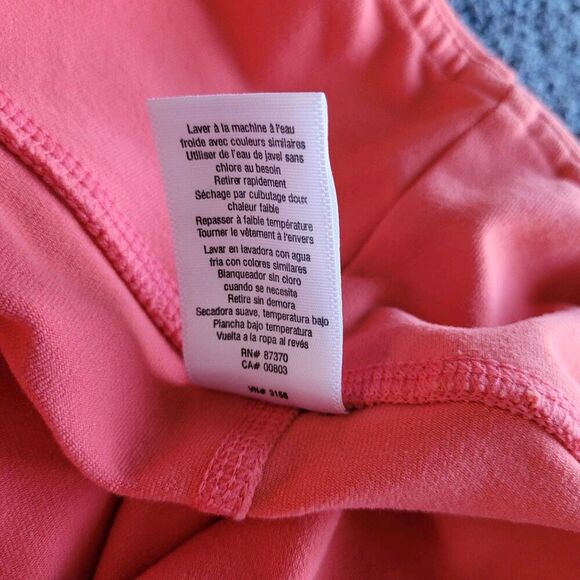 ALO Yoga Goddess Ribbed Maroon Gray High Waisted Leggings Size Medium Ruched - Picture 4 of 12